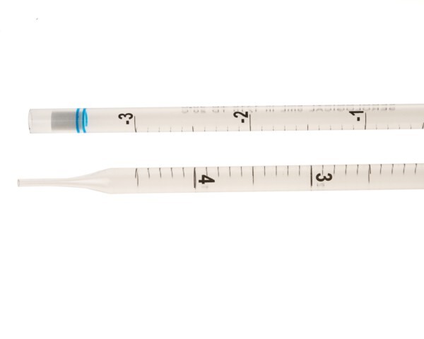 CELLTREAT 5mL Pipet, Individually Wrapped, Paper/Plastic, Bag, Sterile 668205B