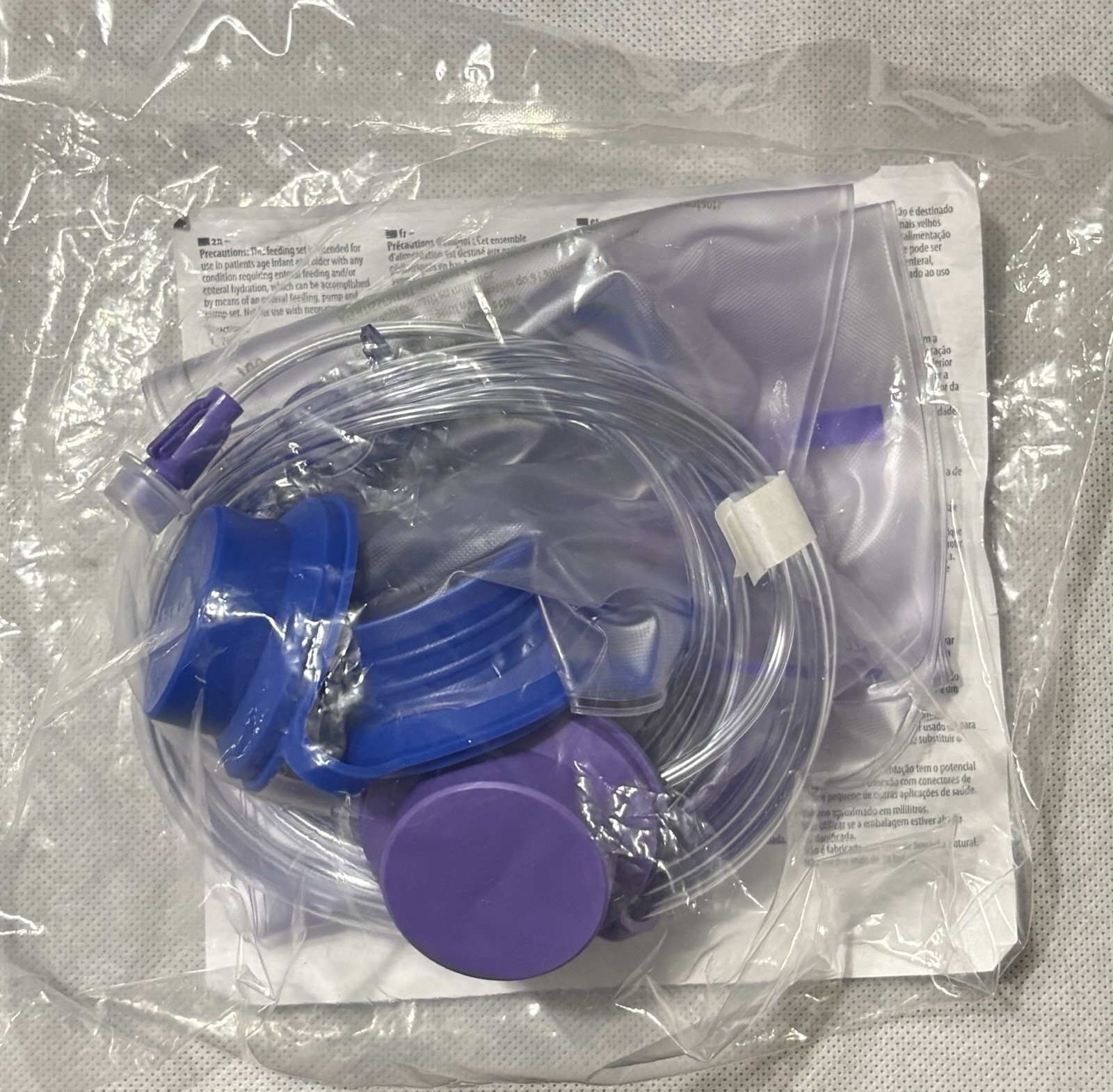 Cardinal Health Kangaroo ePump Set w/Flush Bag 773662 1000mL Lot of 8 NEW 5/2028