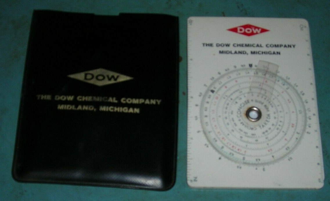 Vintage Dow Table Of Elements With Case