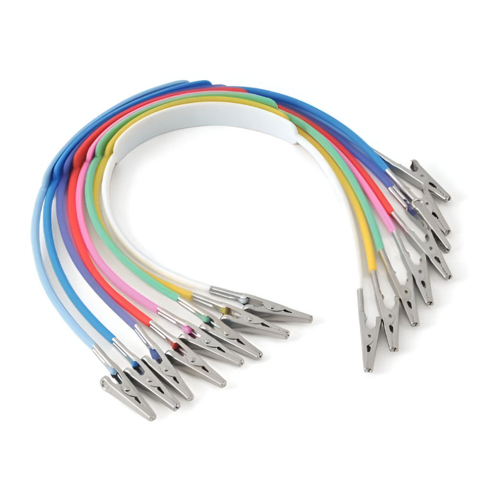 Premium Plus ONE090-ASSORTED Flexible Bib Holders With Alligator Clips 1/Pk