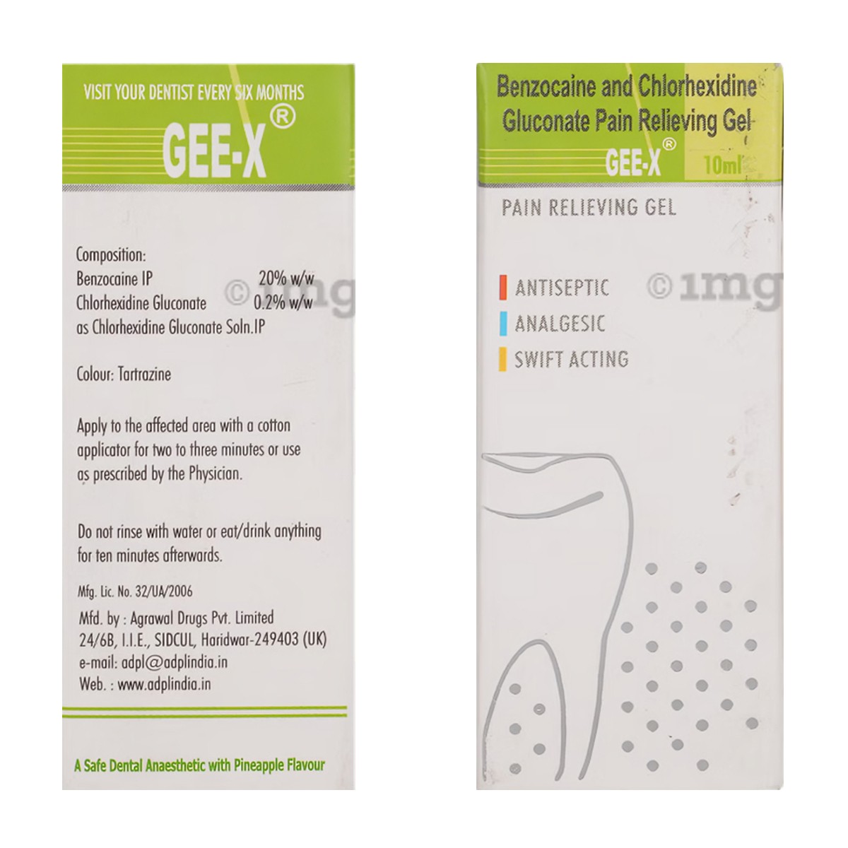 Sandika Pharma Gee – X Pain Relieving Gel (Pack of 10)