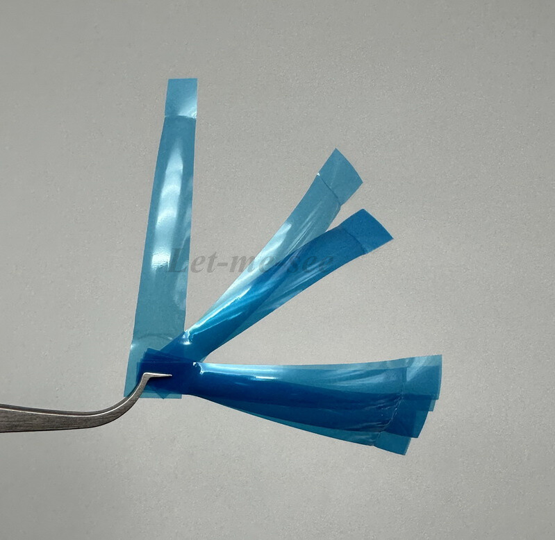Dental Transparent Anterior Polyester Strip Blue Thickness 0.05mm Dental Materia