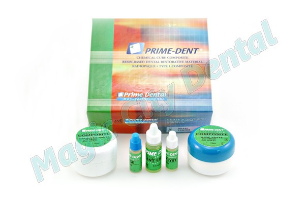 Prime-Dent Dental Chemical Self Cure Composite Resin Kit 15g
