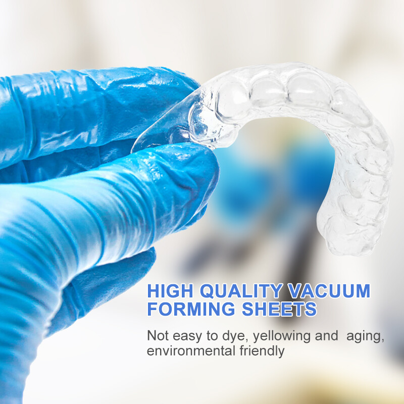 Dental Thermoforming Material Round Hard Vacuum Forming Sheet Splint 2.0mm USA