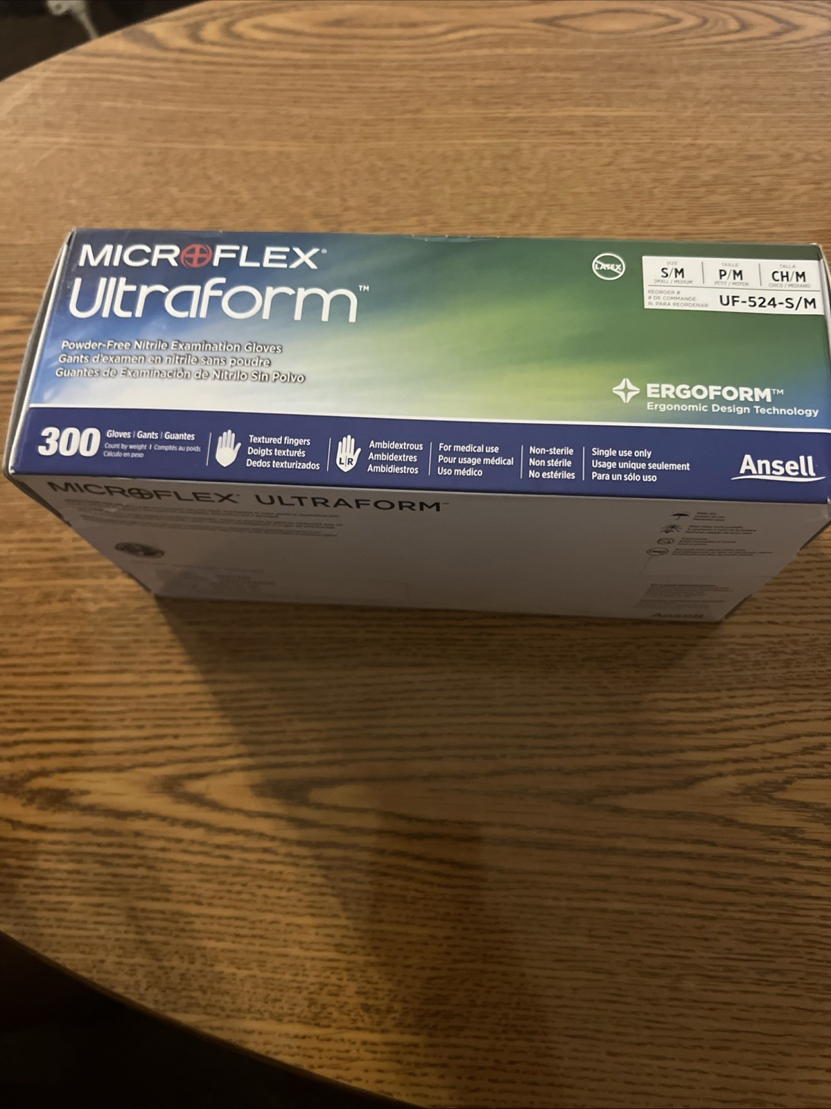 3000 (10 box) MicroFlex UltraForm Nitrile Gloves UF-524-XS/S EXTRA SMALL SMALL