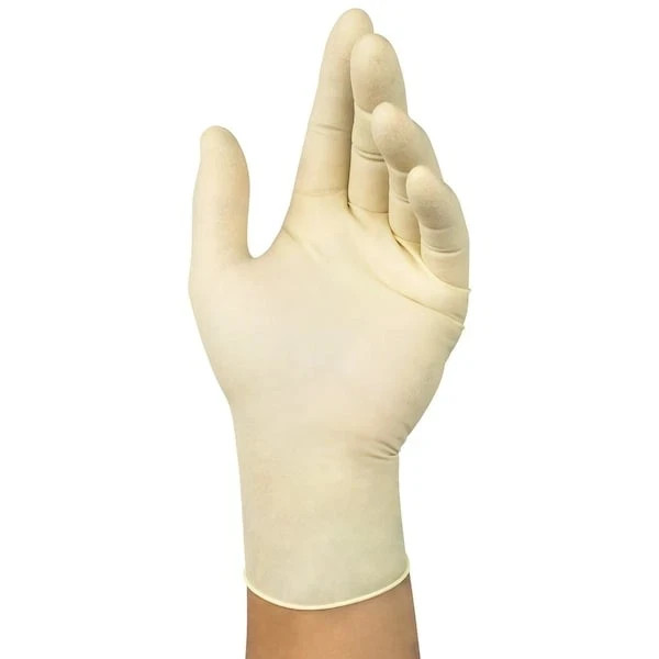 Ansell Microflex Diamond Grip MF-300 Disposable Latex Gloves, 7.9mil, Large