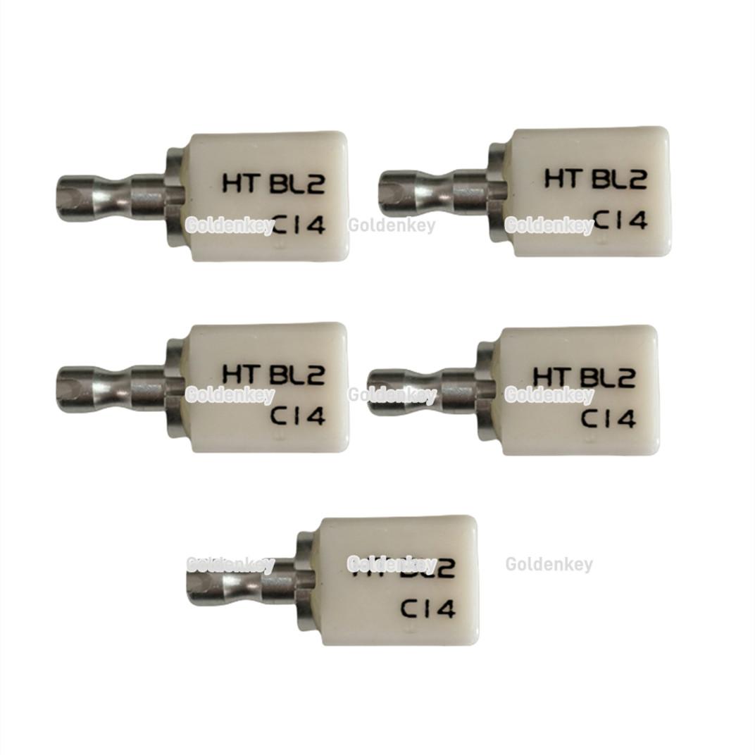 High Transparency Dental Glass Ceramic Liithium Disslicate Blocks C14 CAD