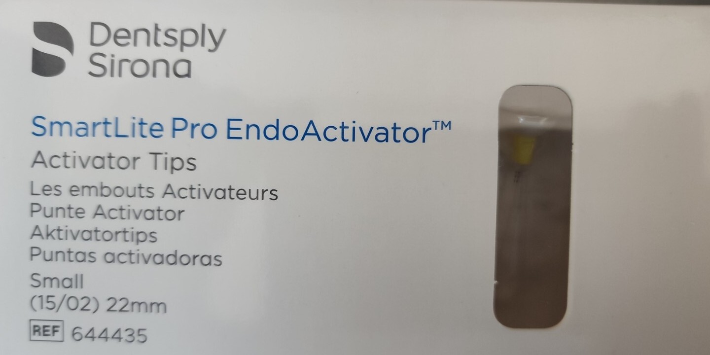 Endoactivator Tips Small Yellow 25 Activator Tips 22 mm Dentsply Tulsa