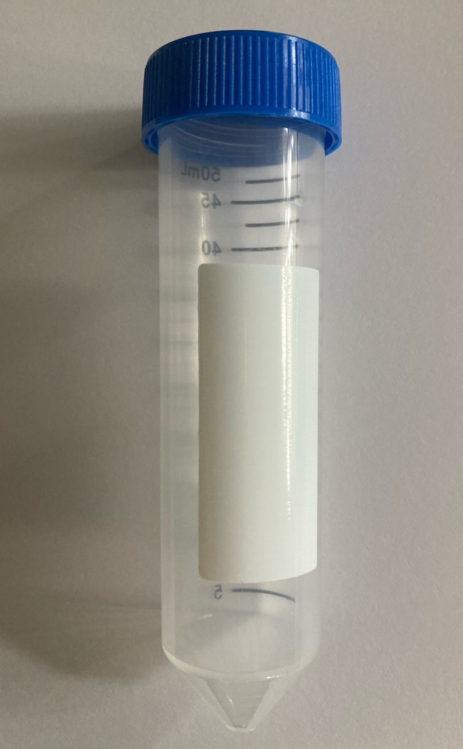 5 pcs 50ml Centrifuge Tubes w/ Screw Cap Conical Plastic Test Tubes Lab Tube