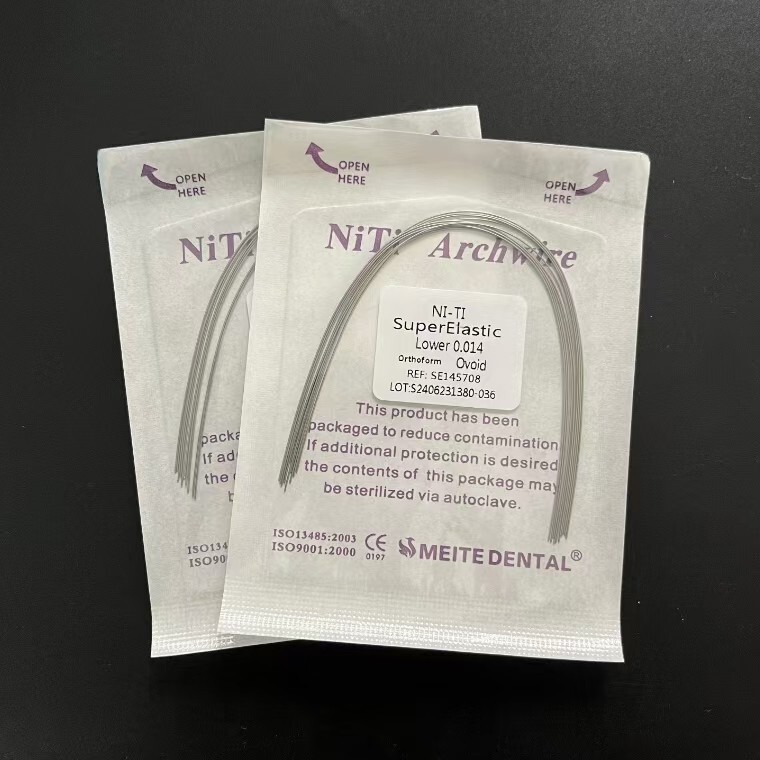 5 Packs Dental Orthodontic Super Elastic Wire Niti Round Arch Wires Ovoid Form