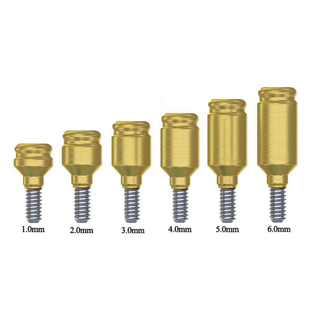 1x Dental Loc In Attach ment Standard Set Int hex 2.42mm Fixture Cap Housing