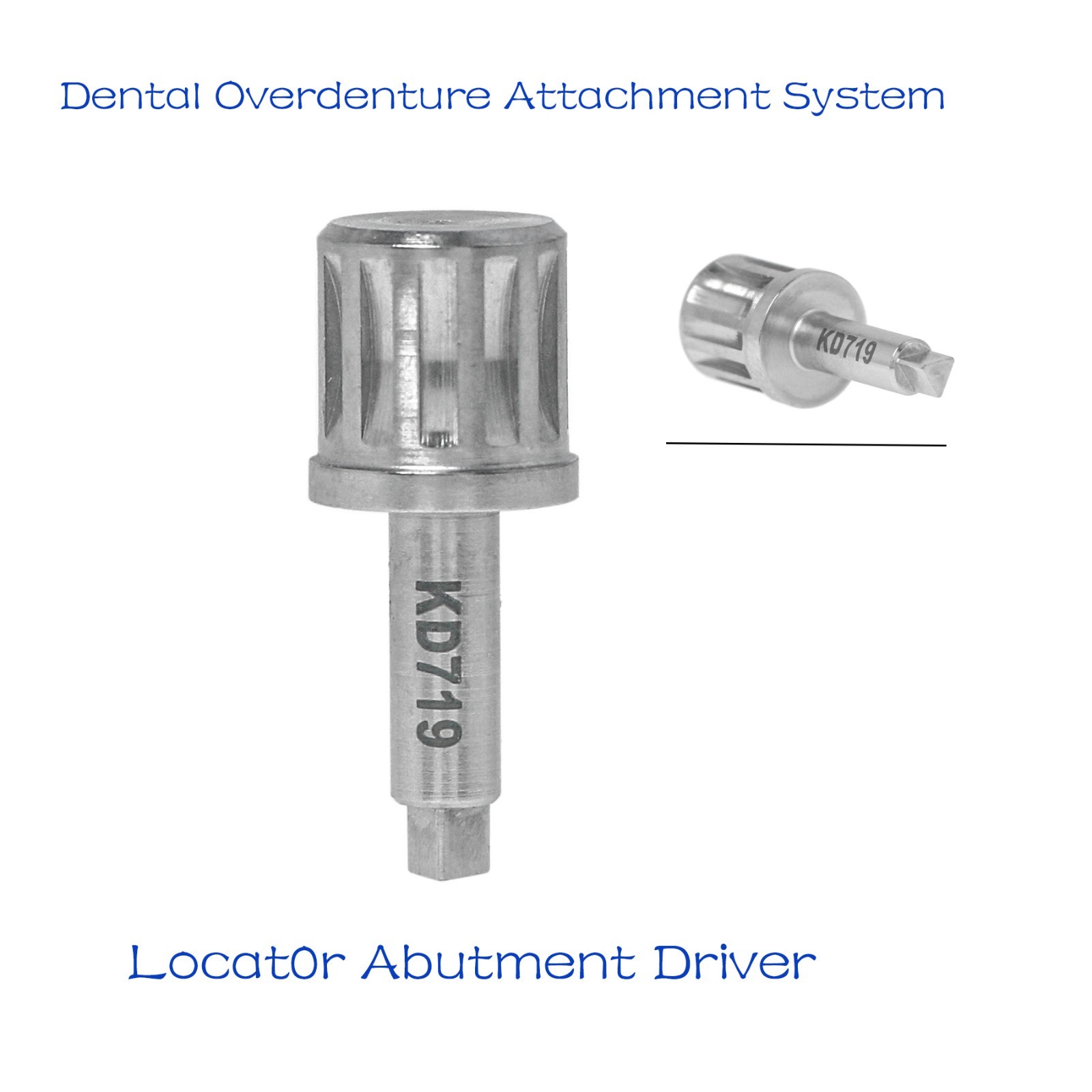 Overdenture Abutment Male Cap Inserts locator Tool for NEODENT GRAND MORSE GM
