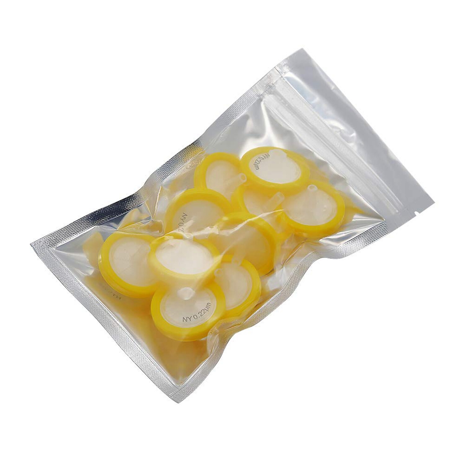 10-100pcs Nylon NY Membrane Syringe Filter 0.45μm 25mm Hydrophilic PP Prefilter