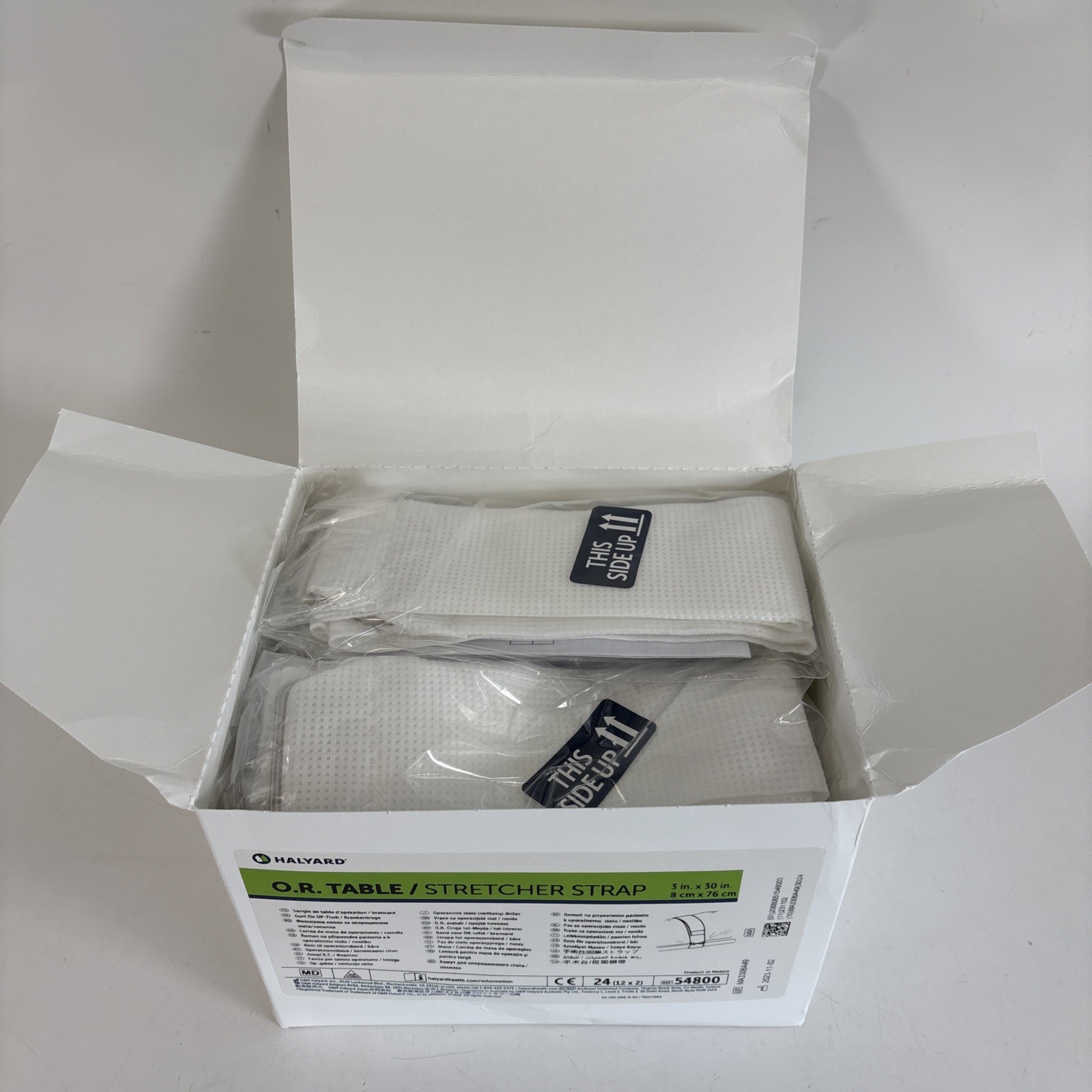 Halyard 54800 O.R. Table Stretcher Strap 3in x 36in 24CT