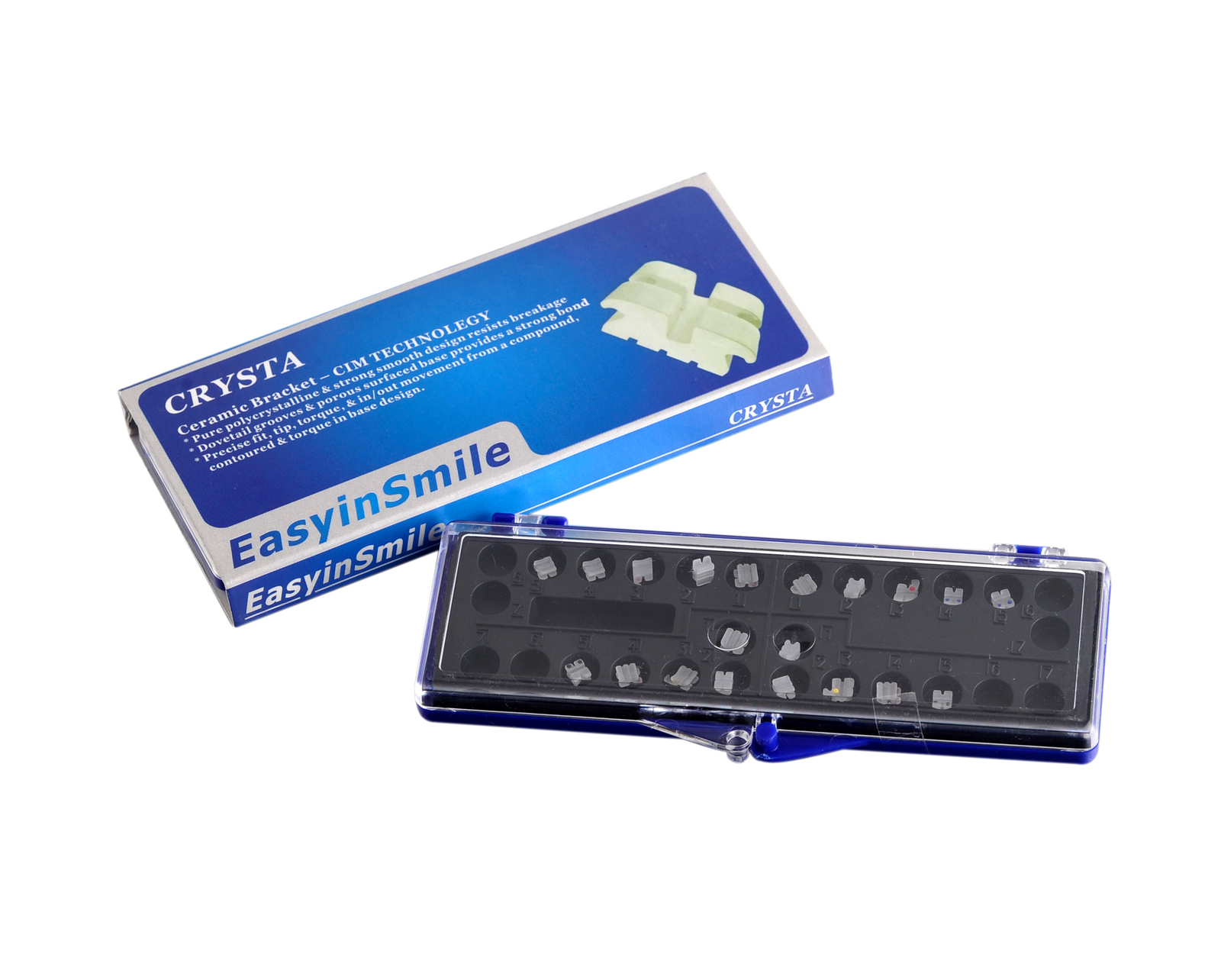 Dental Ortho Bracket MINI Braces Roth/MBT 345 Self Ligating Metal/Ceramic Braces