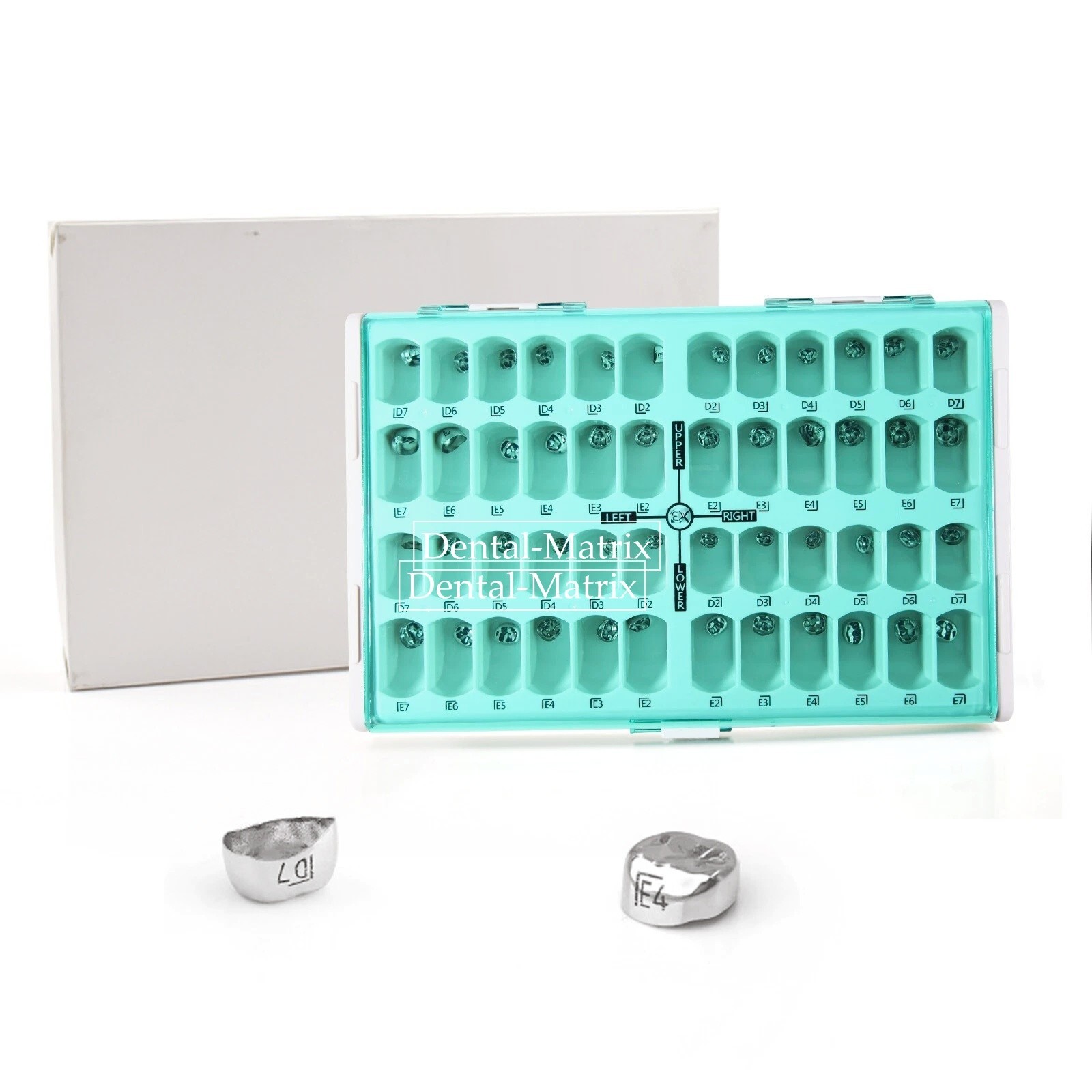 48 Sizes Dental Kids Crown stainless steel Primary Molar Pediatric Crowns Kit