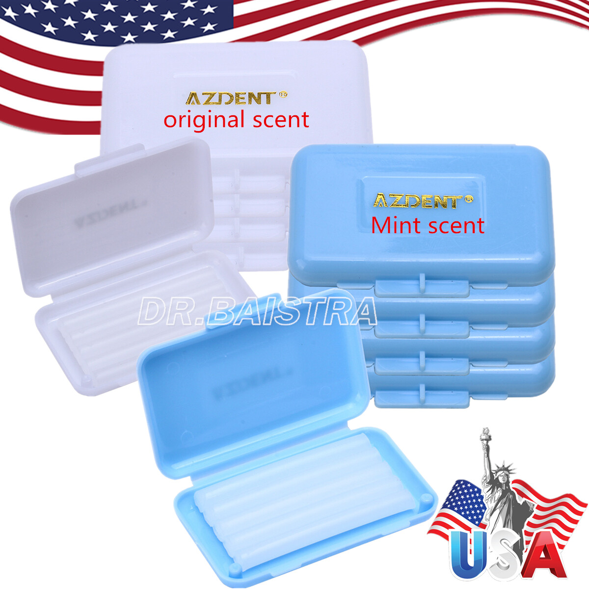 US Dental Orthodontic Wax Gum Irritation AZDENT for Bracket Braces