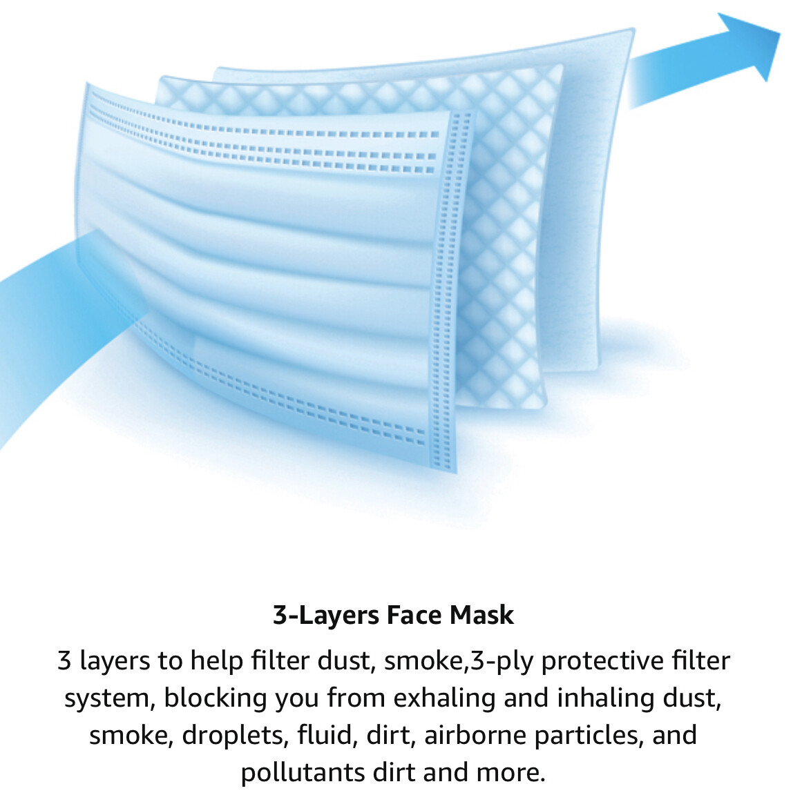 25/50Pcs Disposable Face Mask Halloween Three Ply Ear-Loop Mouth Cover US Seller