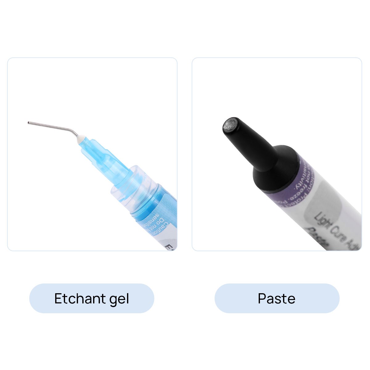 Dental Orthodontic Bracket Braces Glue Bonding System Light Curing Adhesive Kit