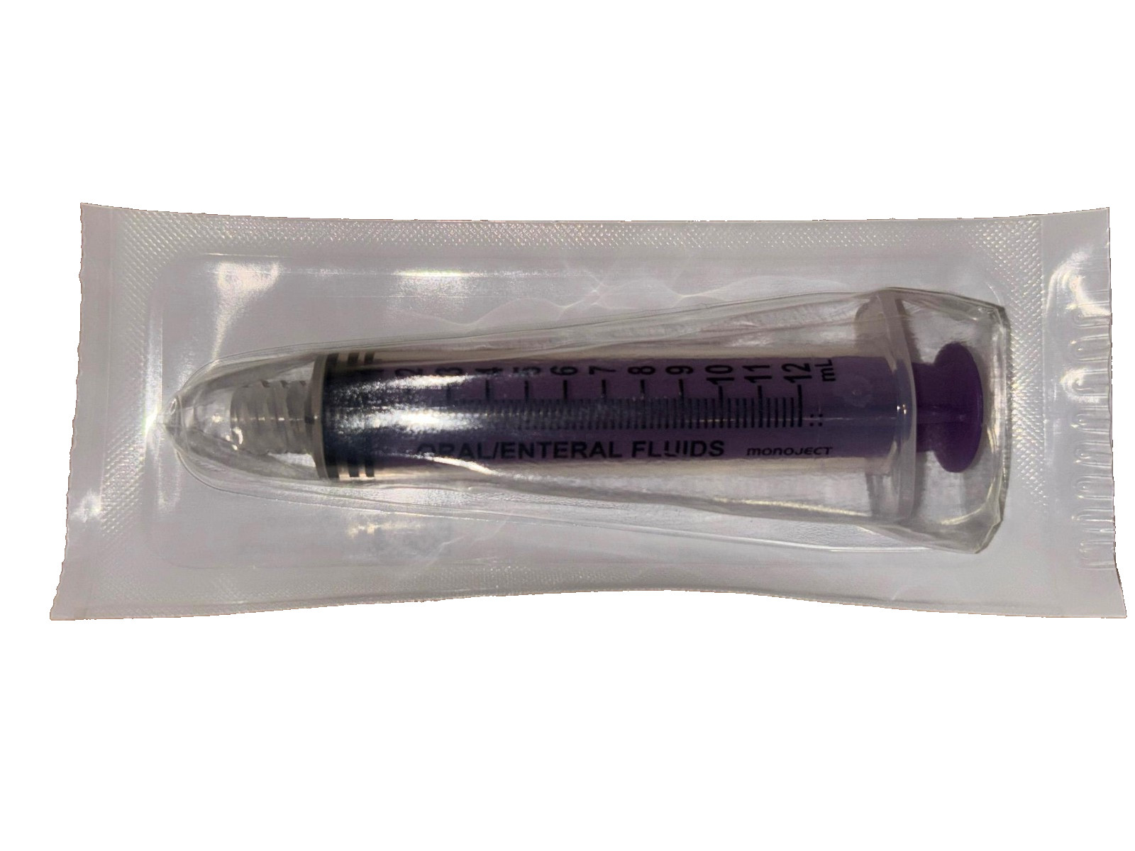 COVIDIEN MONOJECT 12ML STERILE ENTERAL SYRINGES, BOX OF 80 – EXPIRE 09/20/2026