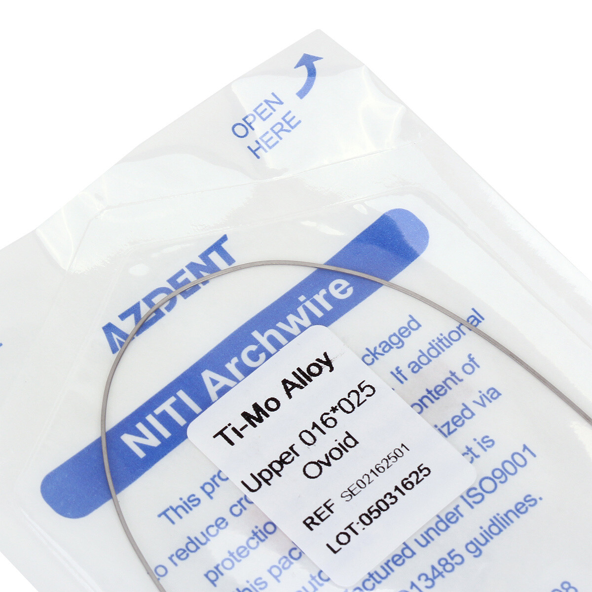 Dental Orthodontic TMA Beta Titanium Molybdenum Alloy Arch Wire Rectangular Type