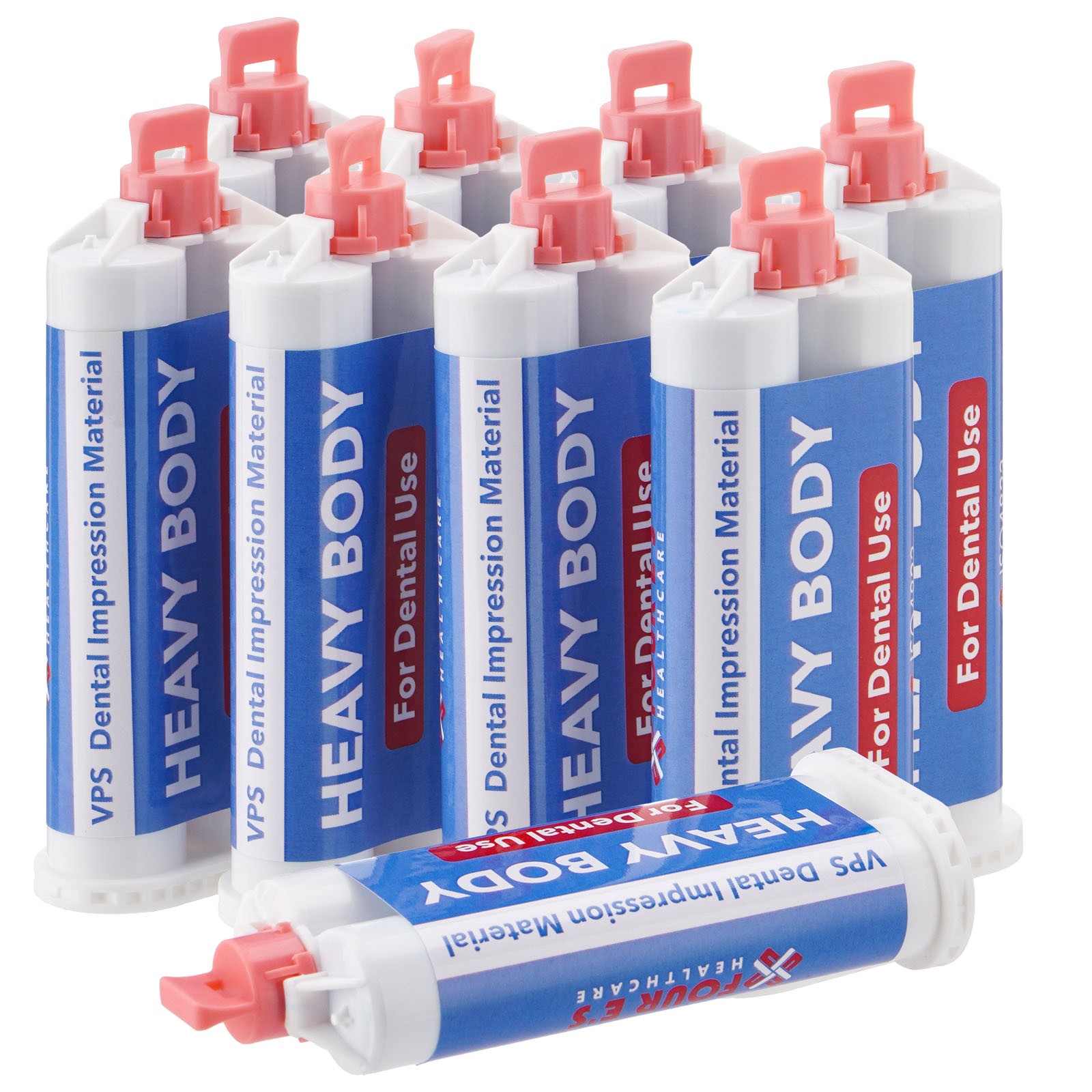 80Pcs Heavy Body Fast Rapid Set Impression Material 50mL Cartridges VPS PVS New