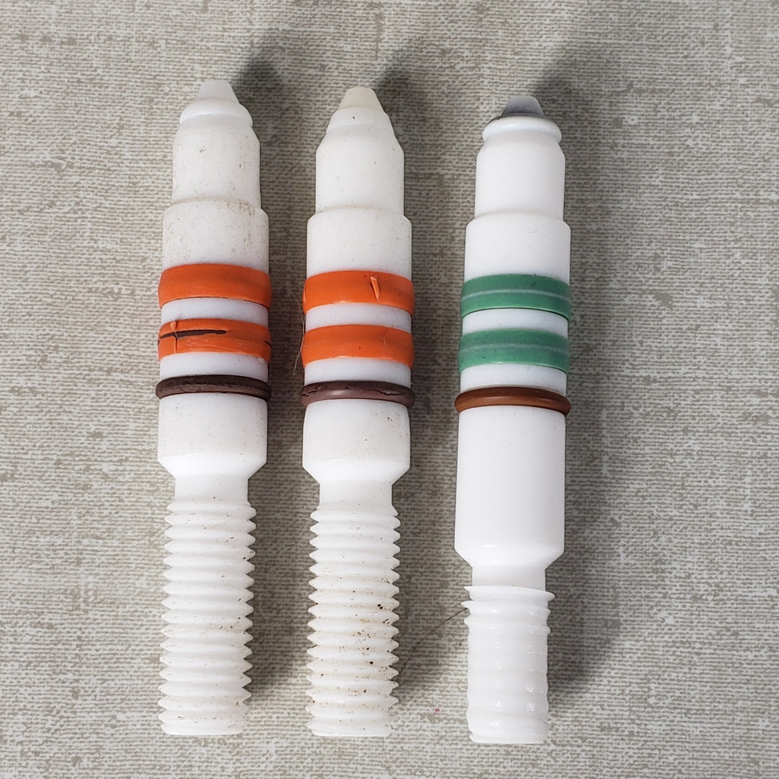 Assorted PTFE Glassware Accesories for Laboratory Use, 13mm, 10mm, & 9mm Plugs