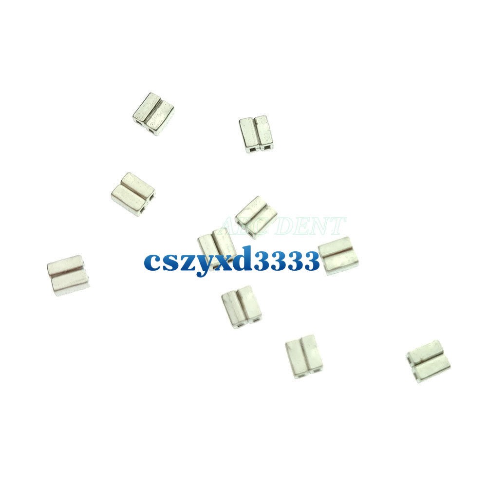 Dental Orthodontic Accessory Crimpable Hook Double Tube Cross Type 10pcs/bag