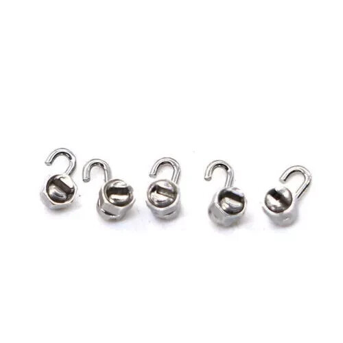 20 Pcs Dental Orthodontic Crimpable Hooks Stops Arch Wire Gurin Lock + Driver