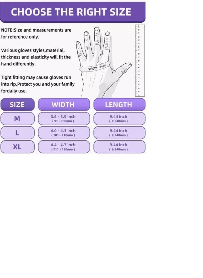 S&G Orange Diamond Nitrile Gloves Powder Latex Free 8 Mil 1000pcs M/L/XL