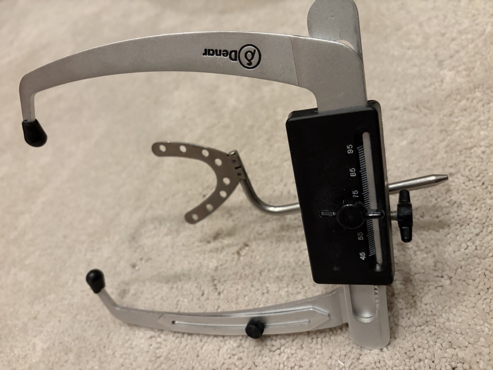 Denar Dental Articulator with Facebow & other accessories and carrying case