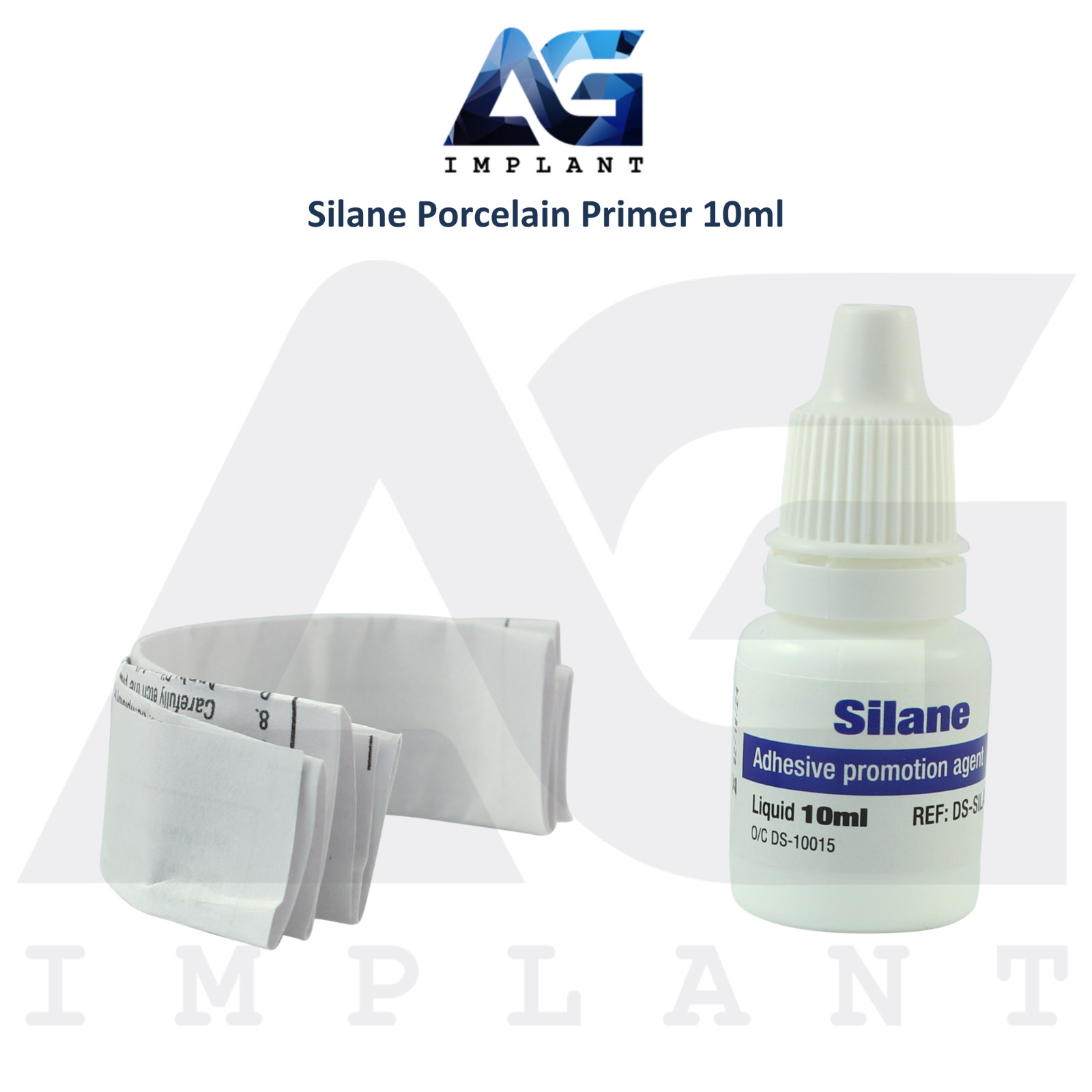 Porcelain Clear Primer 10ml Coupling Agent Adhesion Booster Dental Restorations