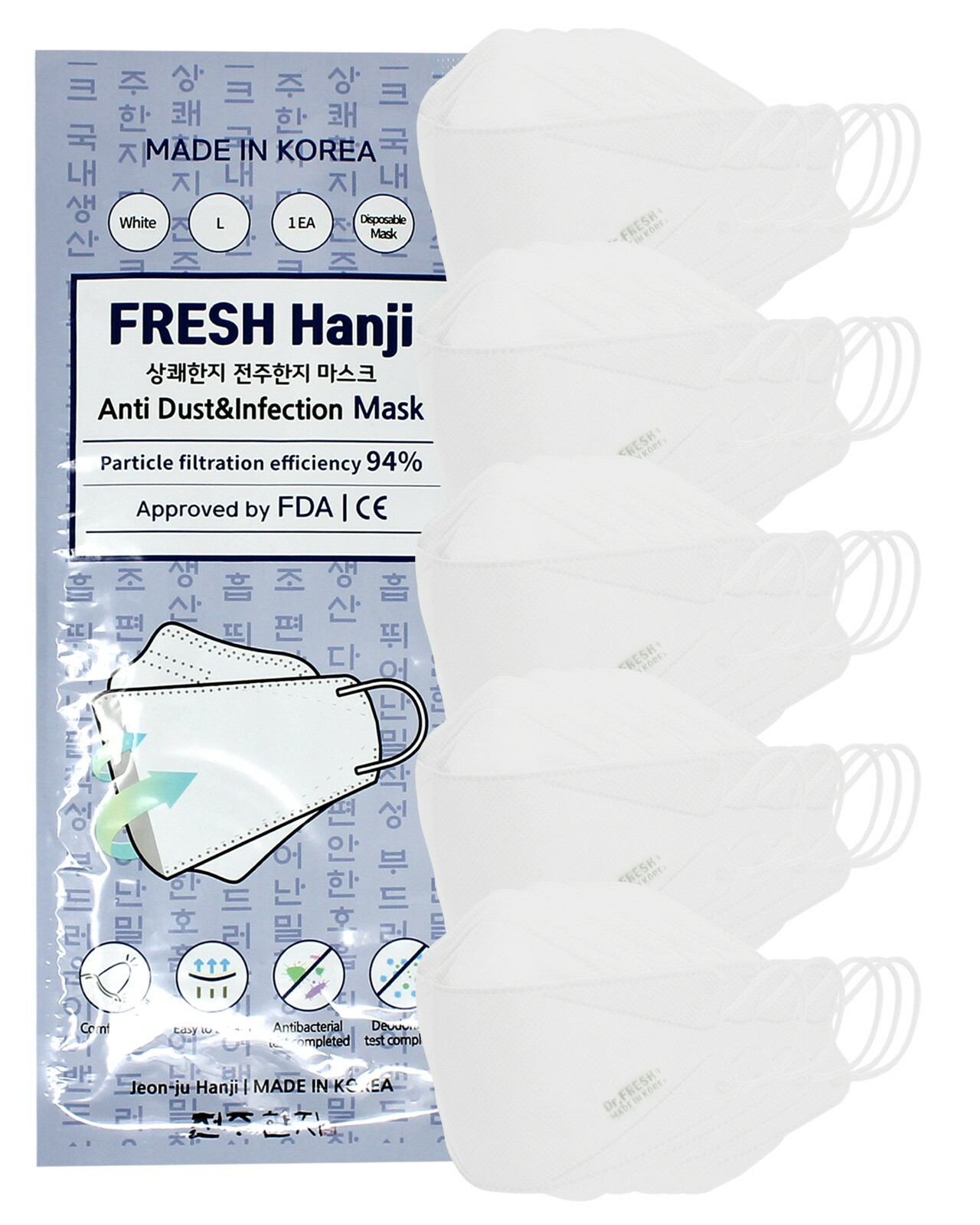 Bulk Lot 30PC Unisex Adult Disposable Covering Cup Mask – Made In Korea