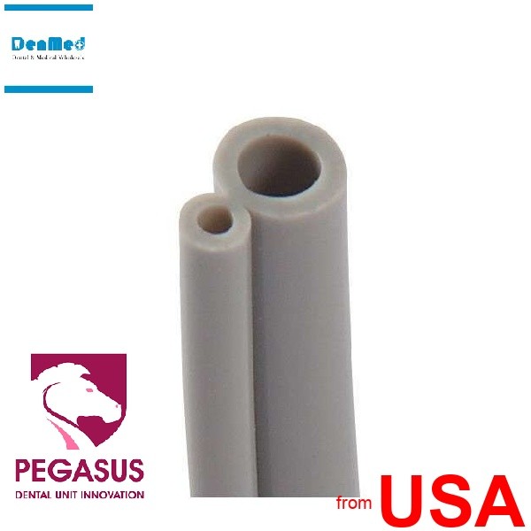 2-Hole Borden Hose tubing for Handpiece GRAY 6 feet # T-1786-G 470745