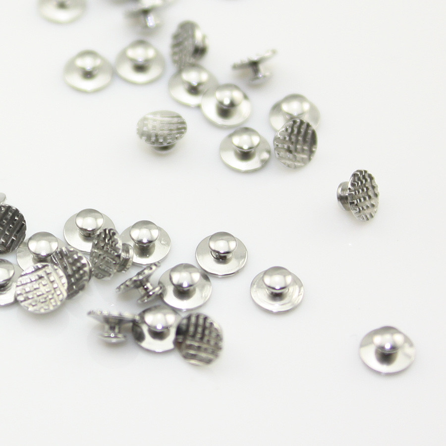 NEW 10 Pcs Dental Orthodontic Lingual Buttons Bondable Round Base Joining