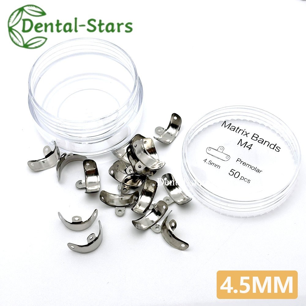 Dental Sectional Matrices System D3 Kit Clamp R7 + Matrix Bands M4 Autoclavable