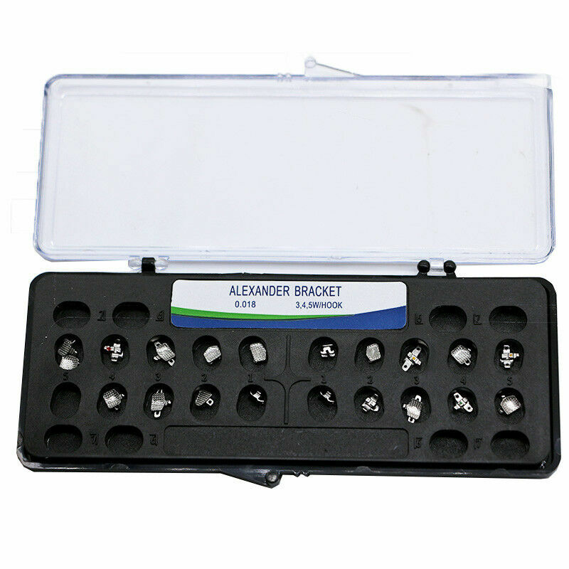 10×Dental Orthodontic Alexander Brackets With 345 Hooks 018&022 20pcs/pack