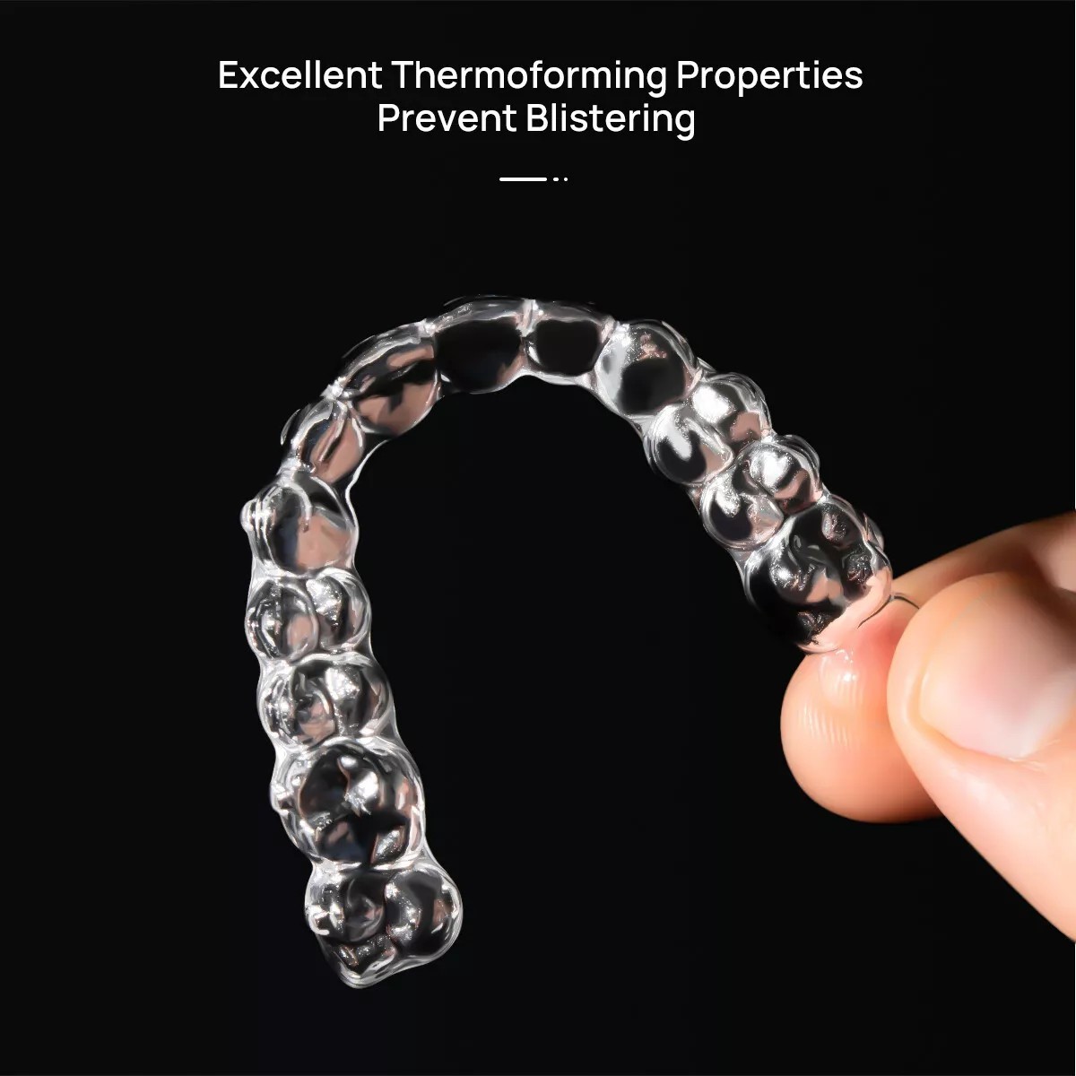 Dental Vacuum Forming Thermoforming Material Splint Sheets Retainer Hard Square
