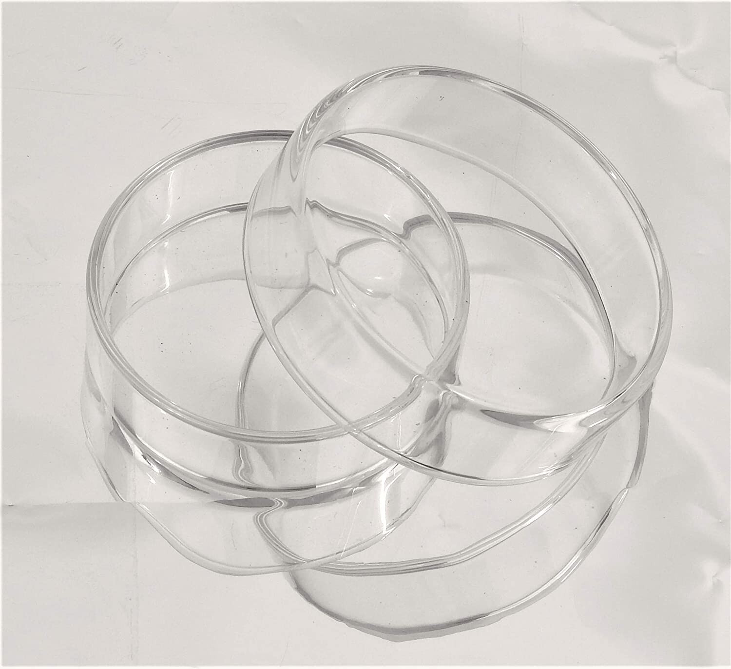 60mm Glass Petri Dish With Lab Cover Tissue Culture Plate Borosilicate Pack of 5