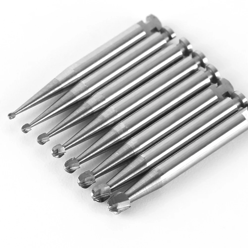 1Box(5Pcs/Box) round RA Tungsten Carbide Burs for Low Speed Right Angle Handpie
