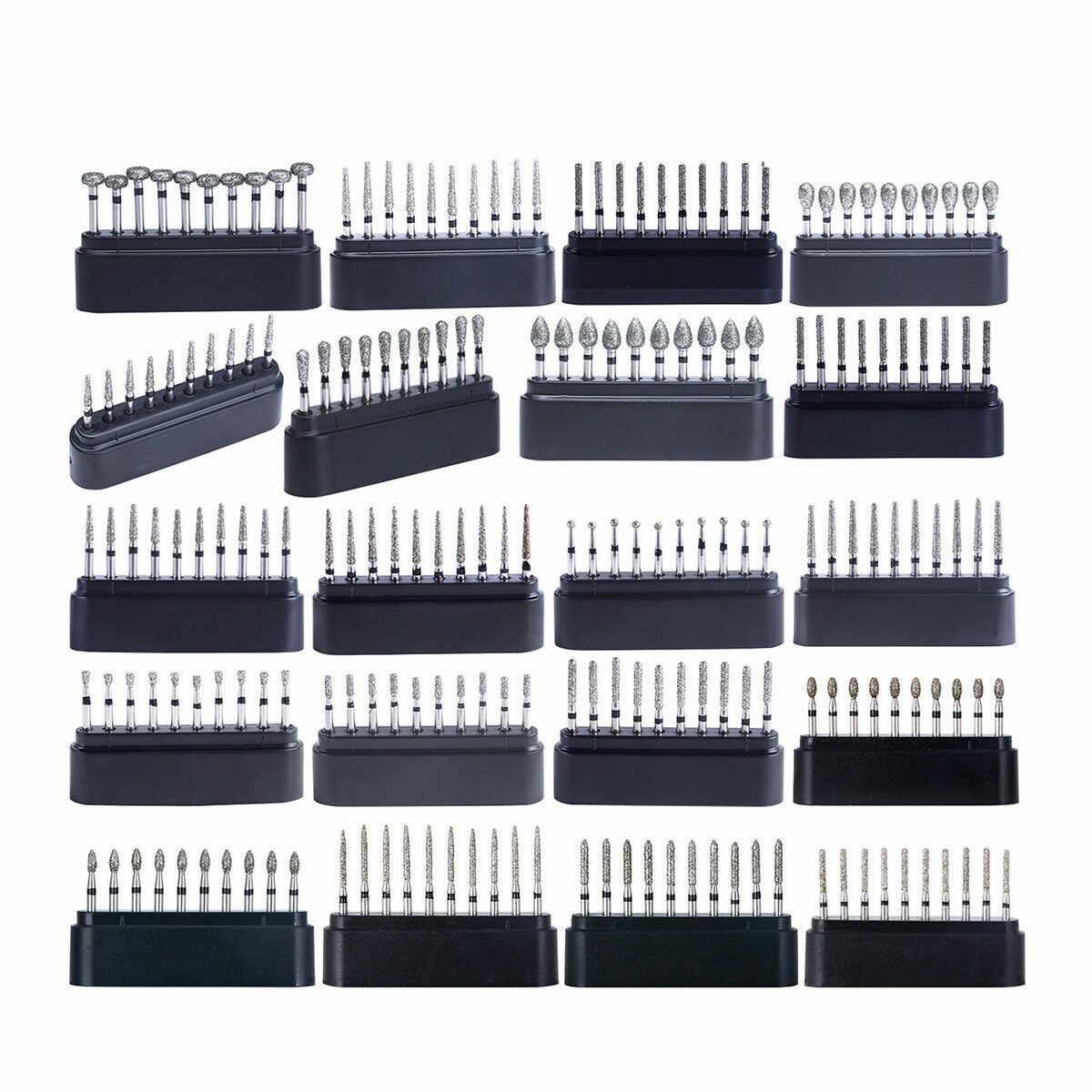 10pcs/box AZDENT Dental Diamond Burs Drills FG Burs for High Speed Handpiece