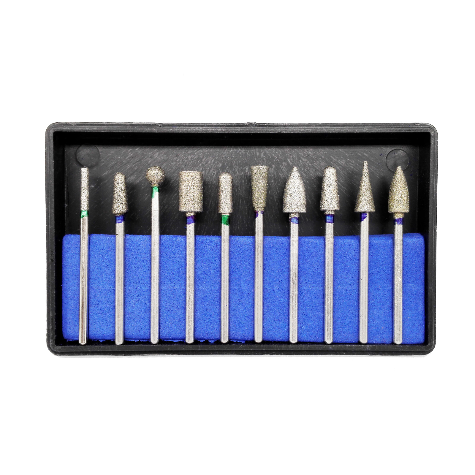 Dental Lab Polishing Bur Drills Tungsten Steel Carbide Burs Burrs 2.35MM 6 Types