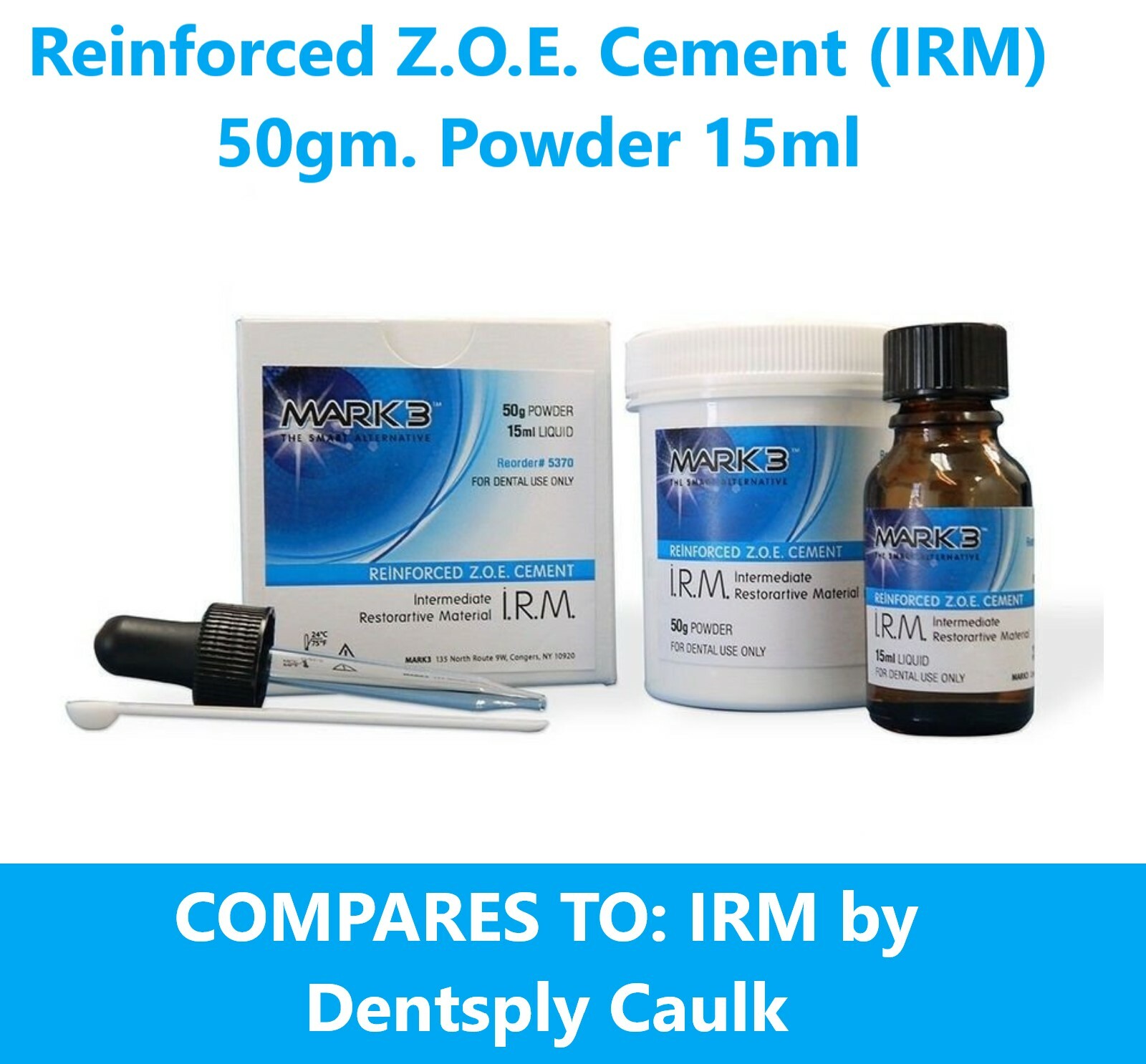 Dental Base-Fil Reinforced Z.O.E. Cement (IRM) 50gm – Temporary filling Material