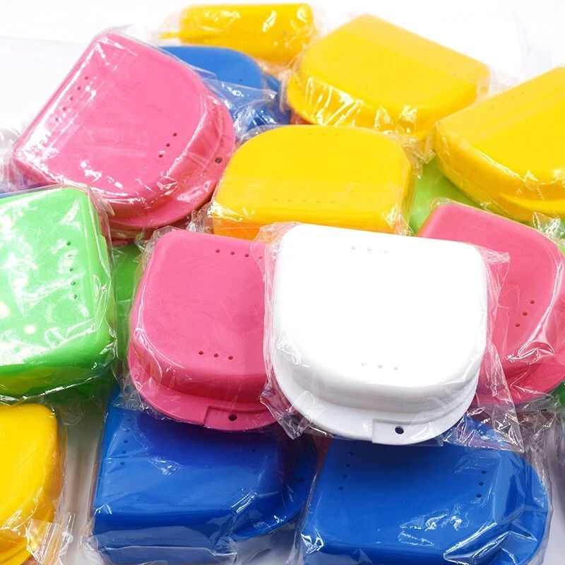5 Colors Orthodontic Dental Teeth Denture Storage Case Container Retainer Box