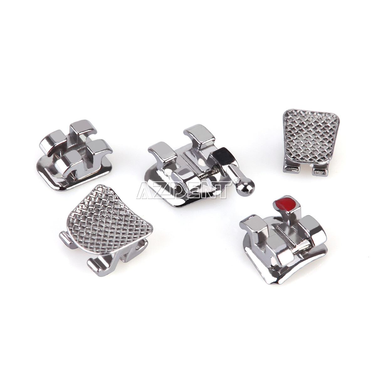 AZDENT Dental Orthodontic Bracket Braces Mini Roth Standard Edgewise MBT 022/018