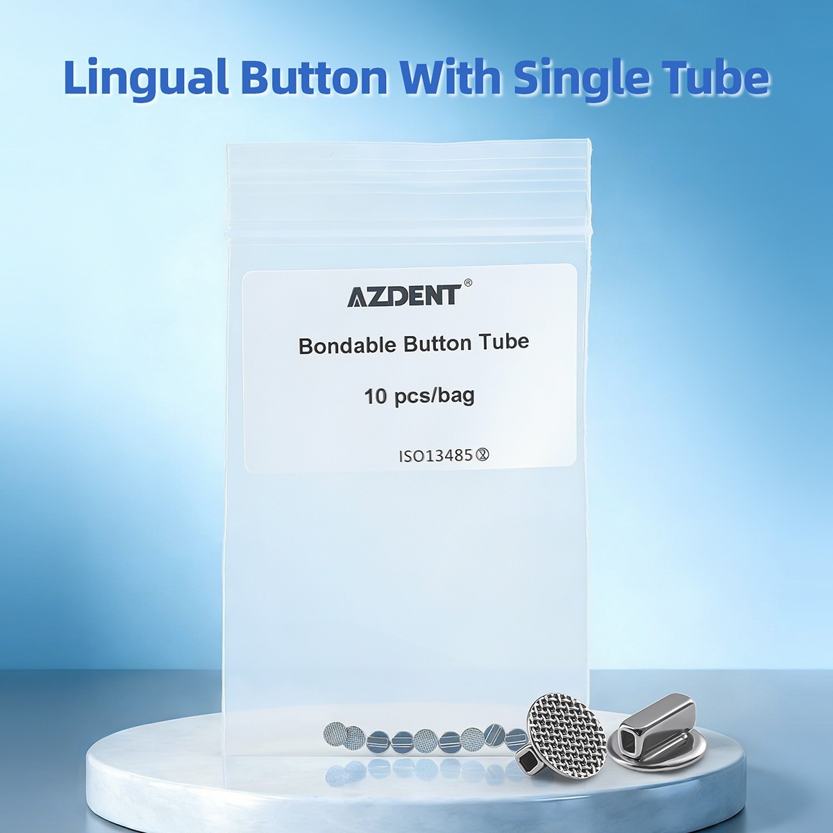10pzas/ Retenedor Lingual de Ortodoncia Dental Férulas de Unión con Marca AZDENT