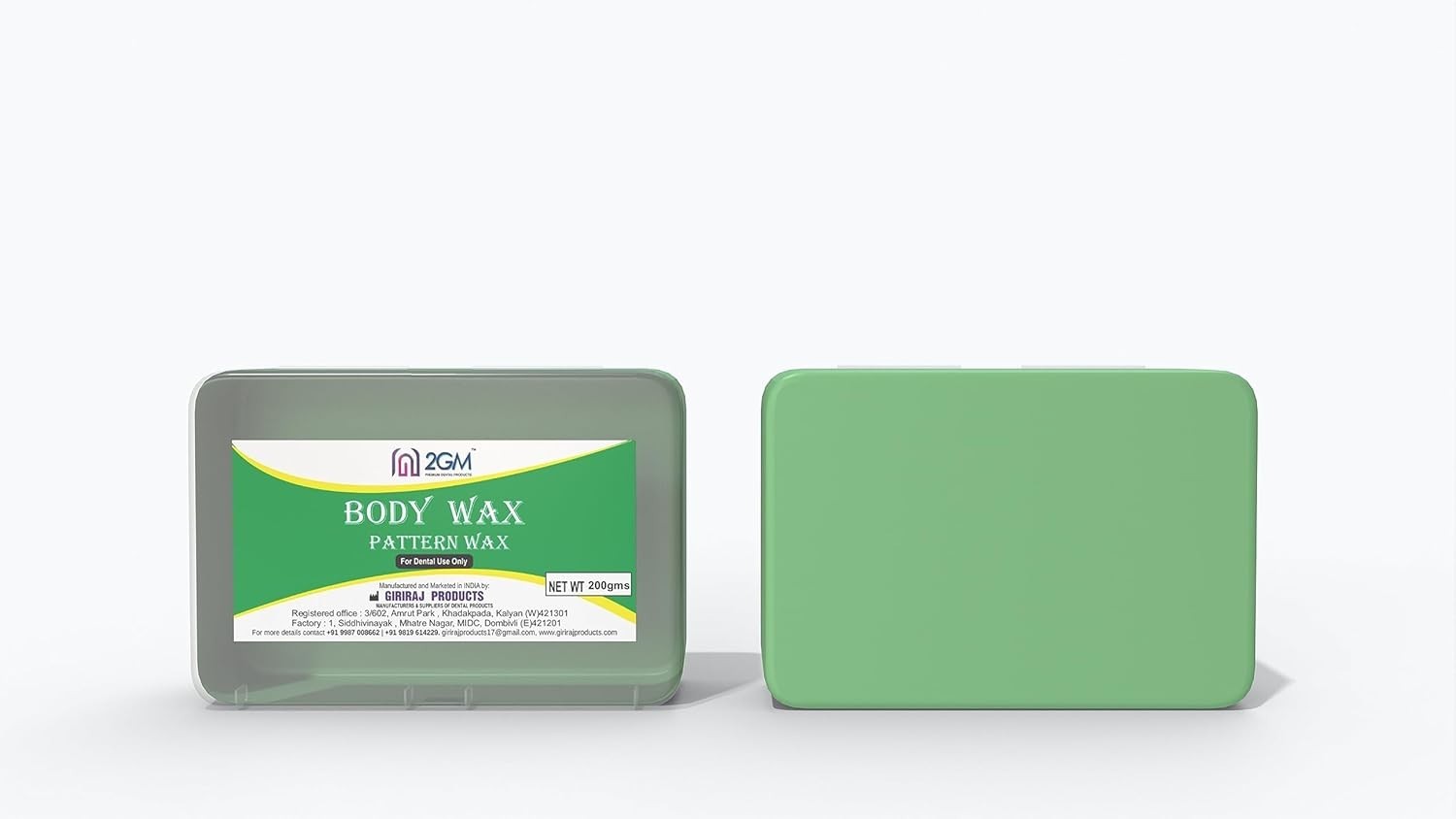 Green Dental Modeling Wax 200g Pattern Wax for Casting and Shaping Lab