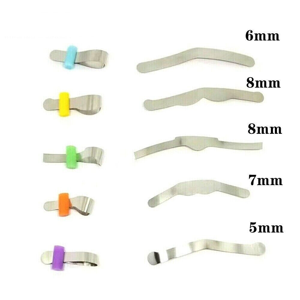 50 Pcs Mixed Dental Auto-matrix Forming Sheet Retainerless Matrices Bands
