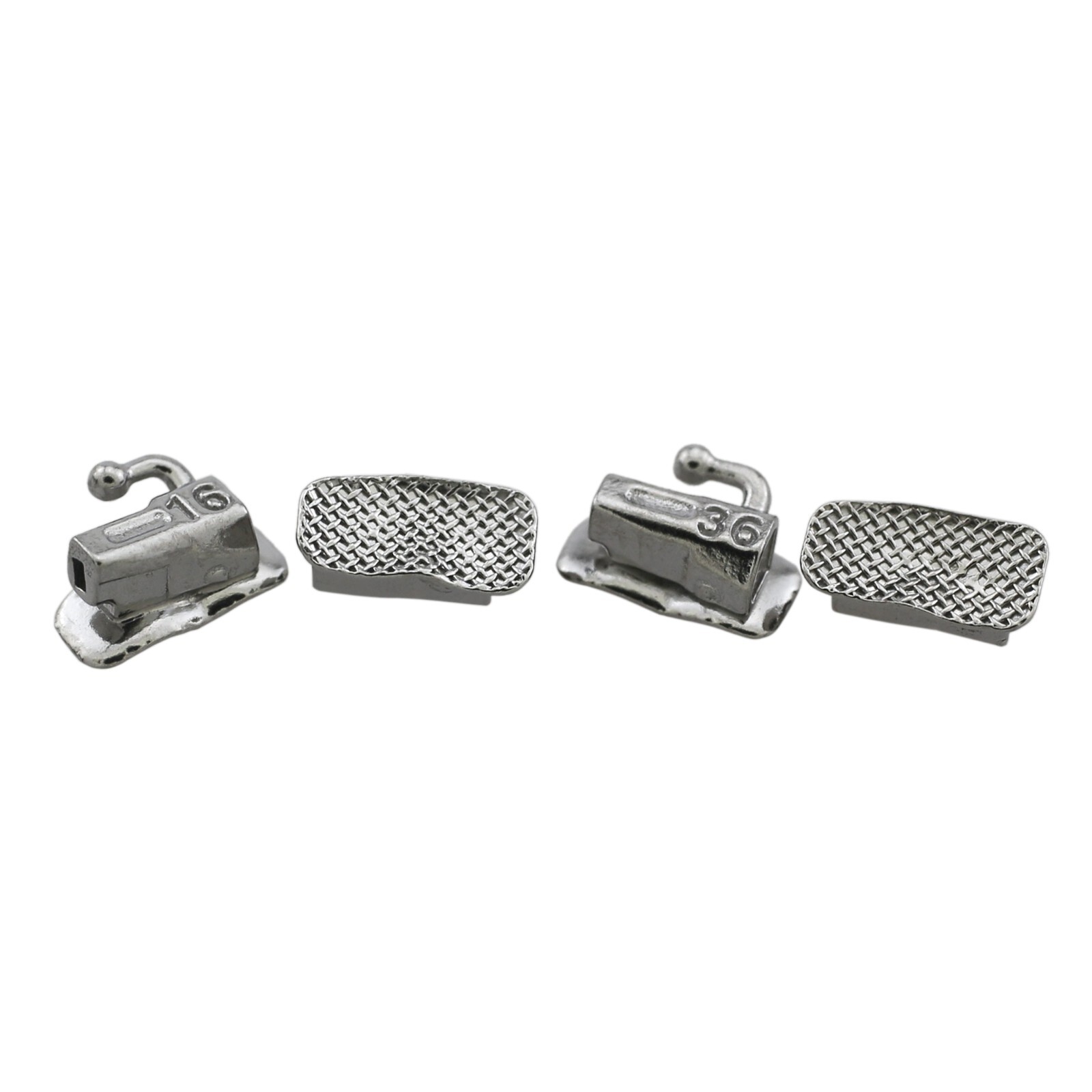 200 Tubo Ortodoncia Orthodontic Buccal Tube Roth MBT 022 1st 2nd Molar Bondable