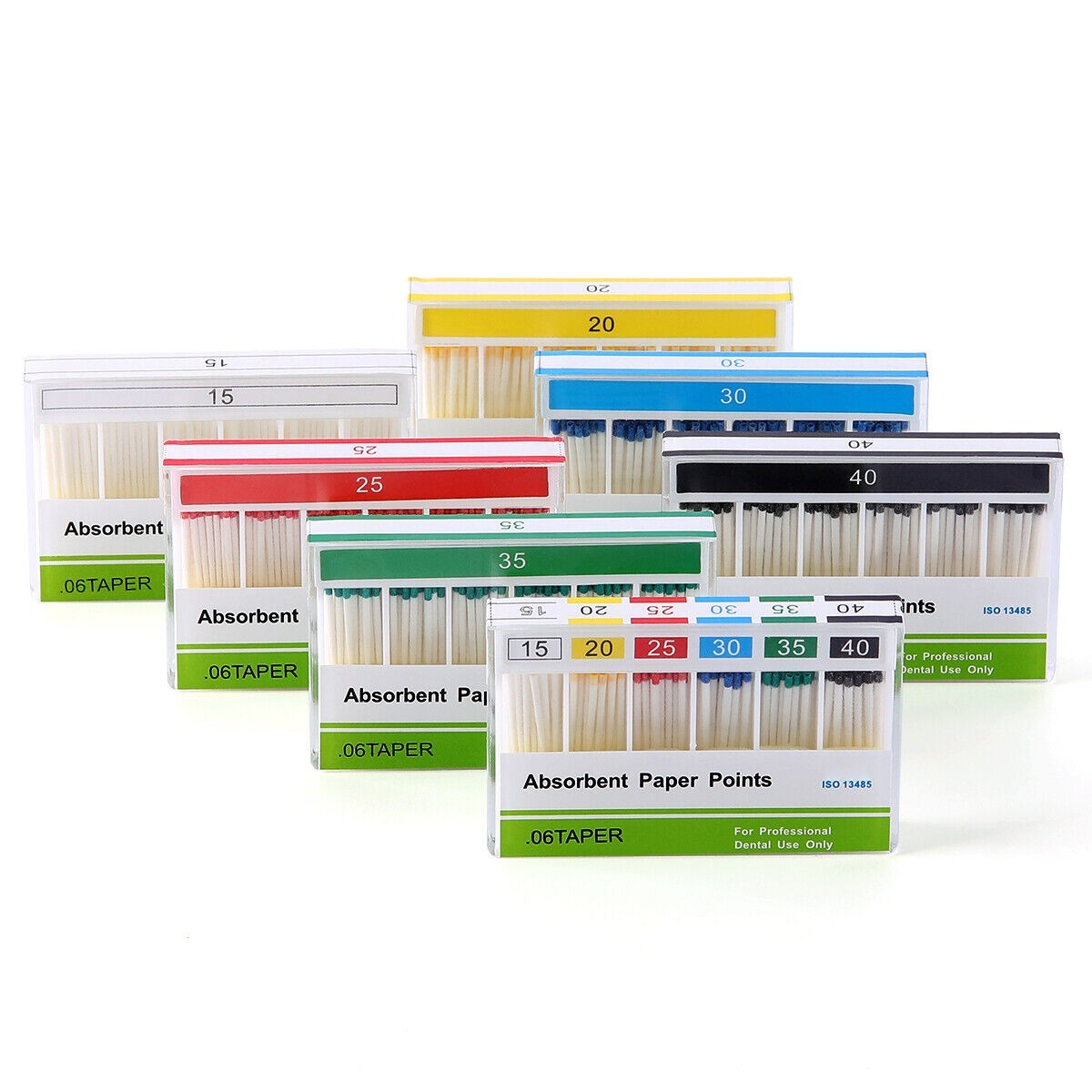 1-10 Box Dental Endo Root Canal Obturating Points/Absorbent Paper Points .02-.06